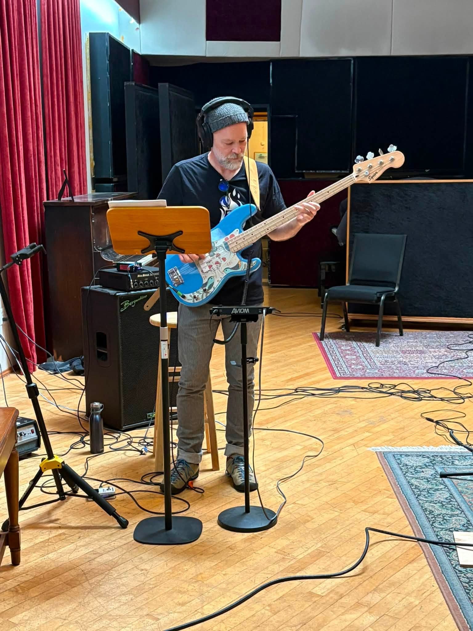 Slow Moving Bird recording at London Bridge Studio in summer 2026